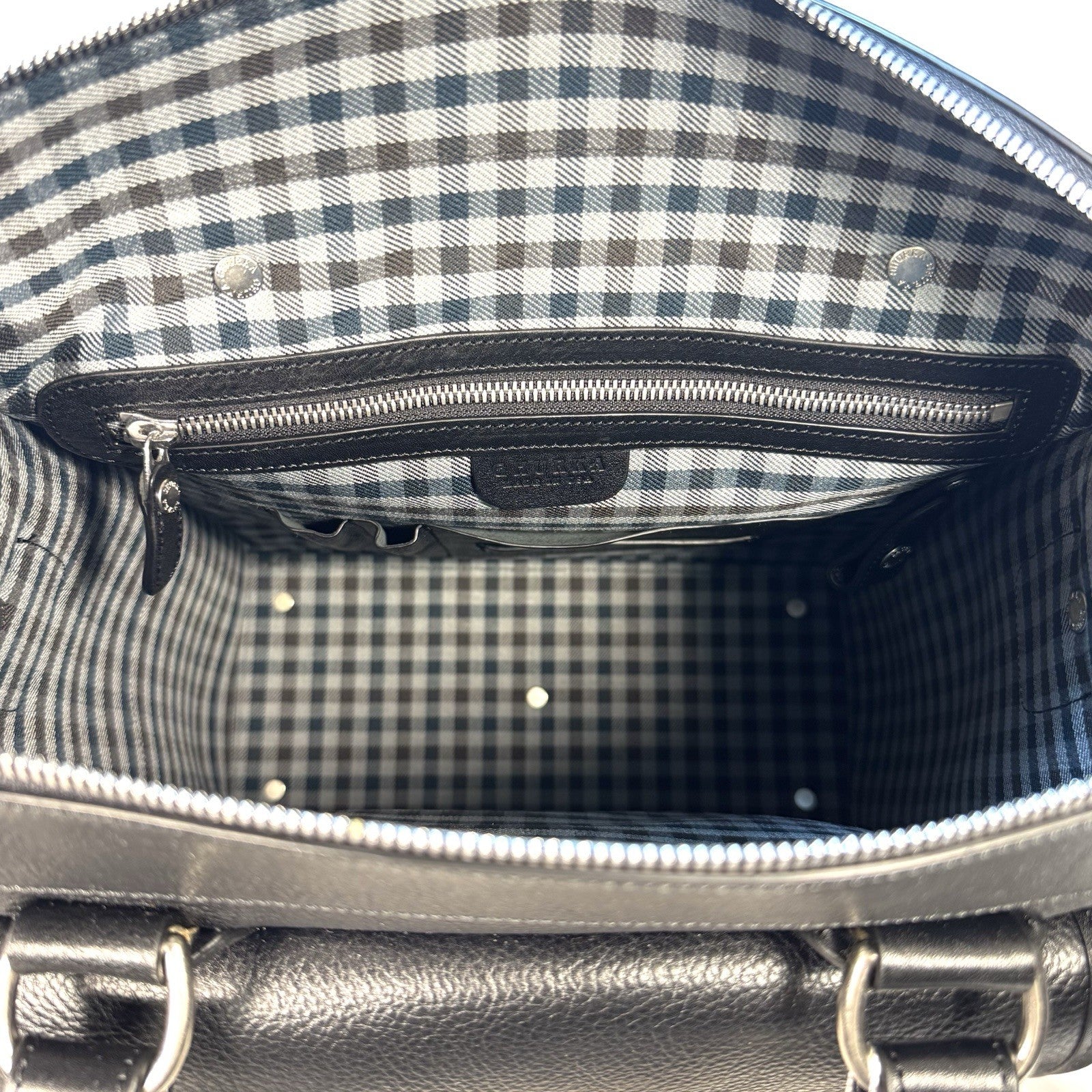 GHURKA Overlander No. 3 Leather Messenger Bag Vintage Black (MSRP $1,795)