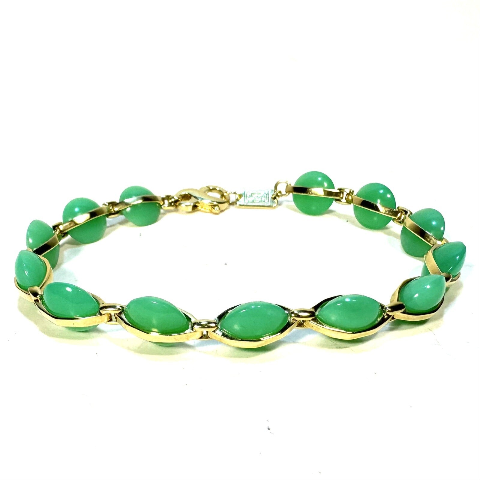 IPPOLITA Womens 18K Gold Senso Wrapped Round Jade Stones Bracelet (MSRP $3,995)