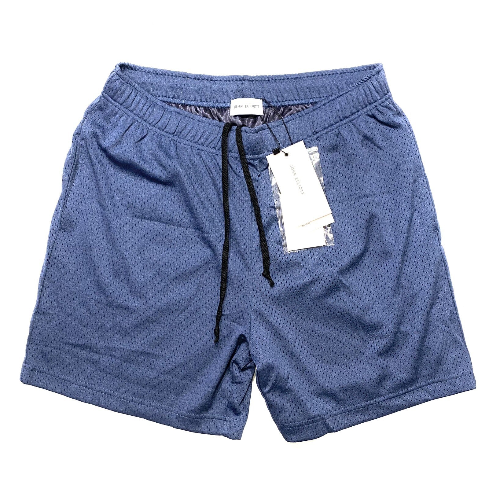 JOHN ELLIOTT Mens Aau Mesh Gym Lounge Shorts Avalon Blue (MSRP $178)