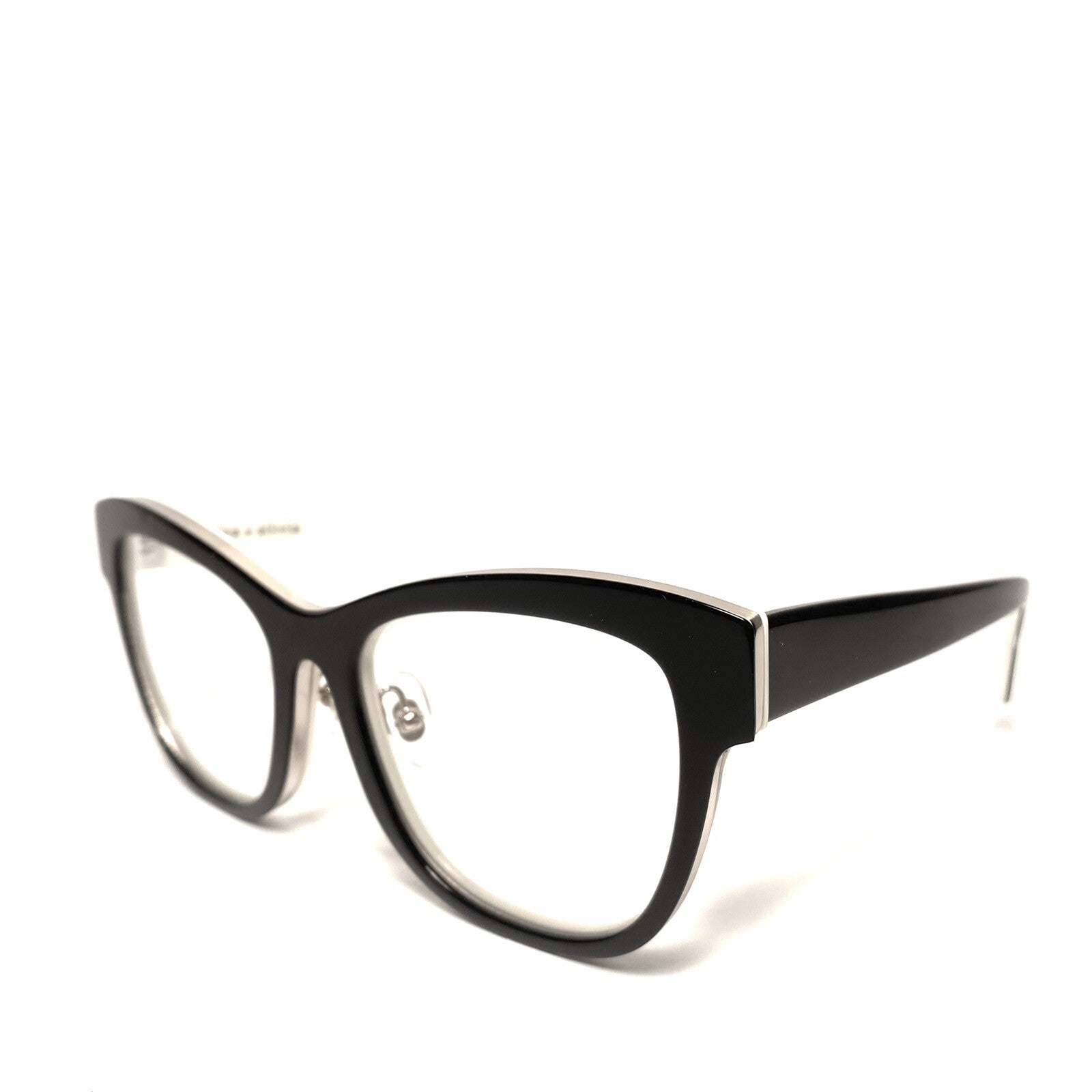 ALICE + OLIVIA Womens Les Halles Eyeglasses Frames Black (MSRP $275)