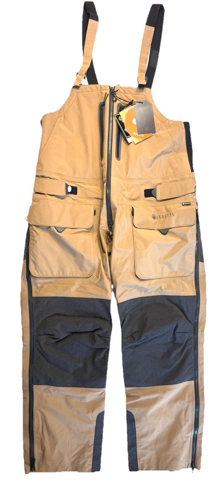 BERETTA Mens B-Xtreme GTX Waterproof Hunting Bib Otter Brown 3XL (MSRP $579)