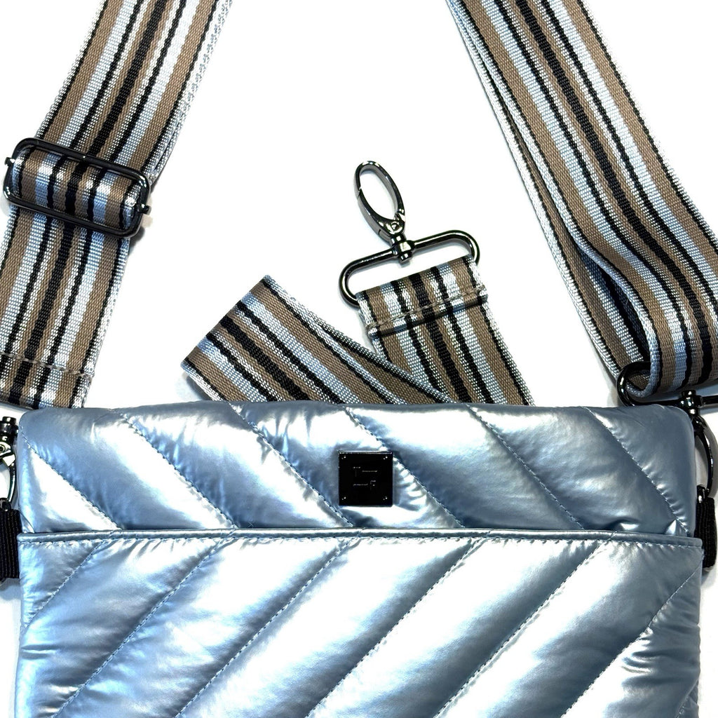 THINK ROYLN Diagonal Bum Bag 2.0 Shoulder Crossbody Pearl Ice Blue (MSRP $118)