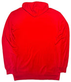 LACOSTE Mens Big and Tall Lightweight Hooded T Shirt Hoodie Red (MSRP $110)