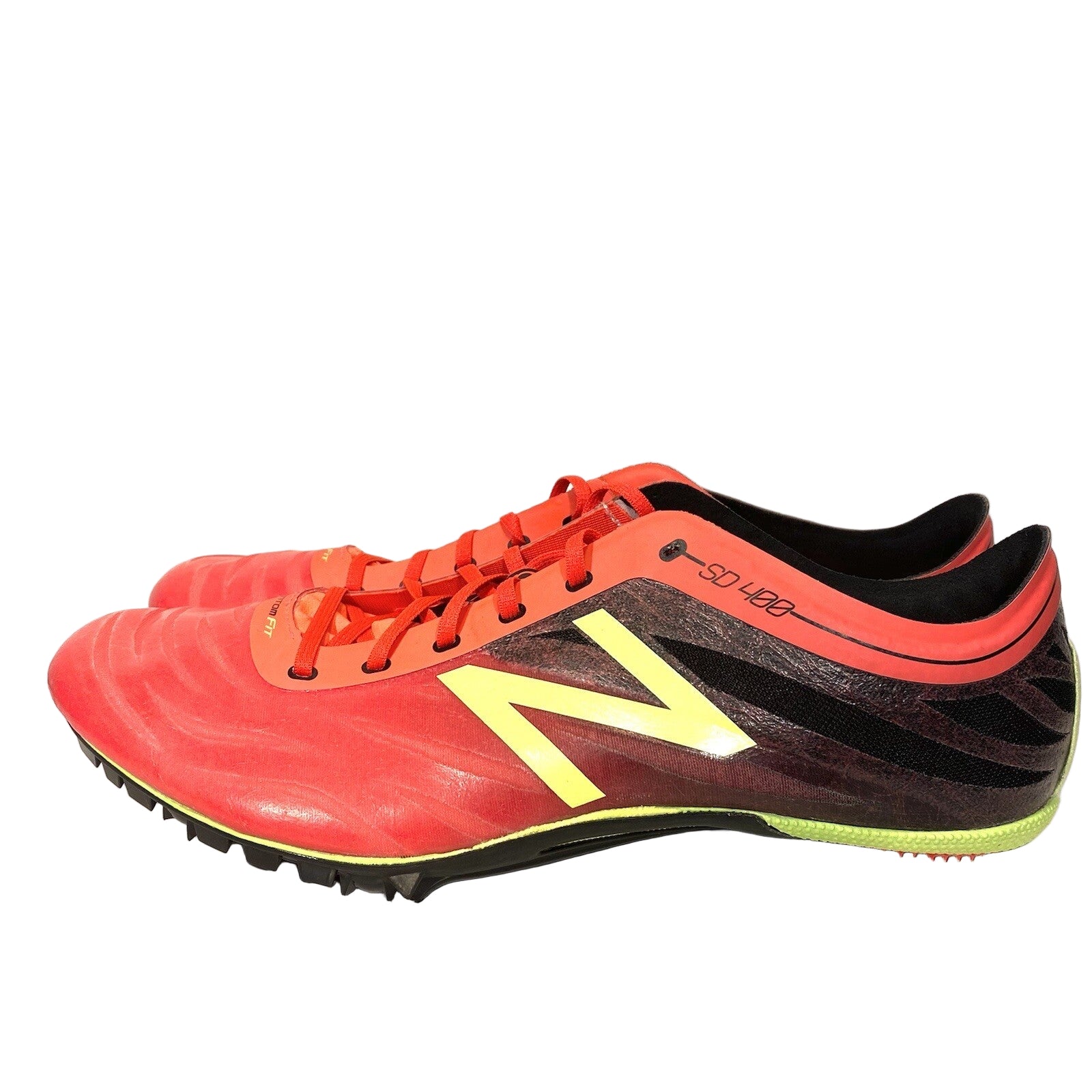 NEW BALANCE Mens Silent Hunter SD400 Fantom Fit Track Shoes Cleats Orange 12.5