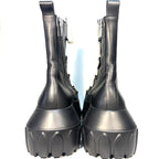 RICK OWENS Mens Megalaced Mega Tractor Stivali Boots Black 41 (MSRP $3,195)