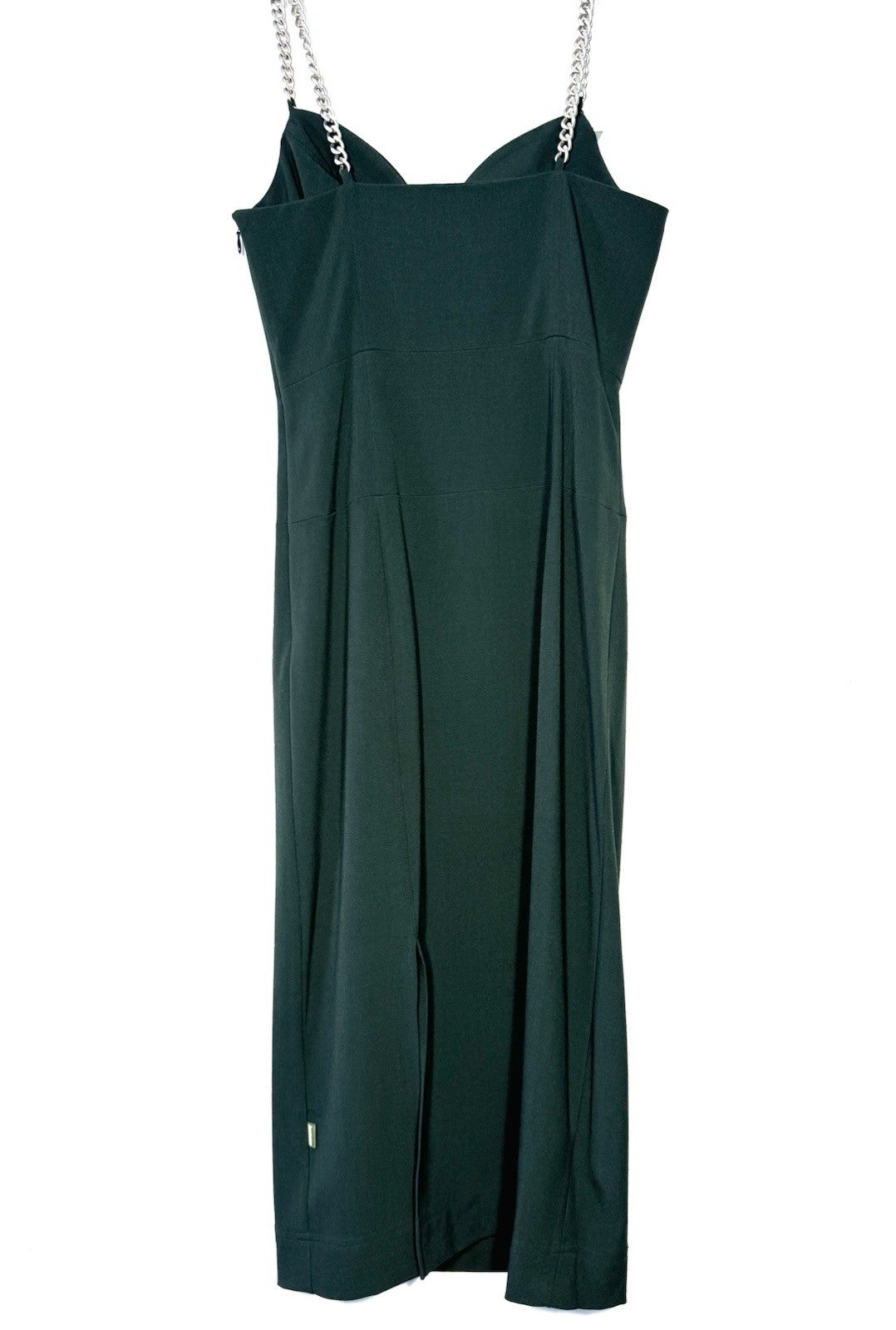 MARC JACOBS Heaven Womens Gridded Charm Chain Strap Dress Green (MSRP $325)