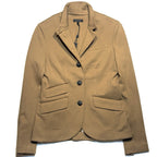 RAG & BONE Womens Slade Ponte Stretch Blazer Jacket Camel Tan (MSRP $495)