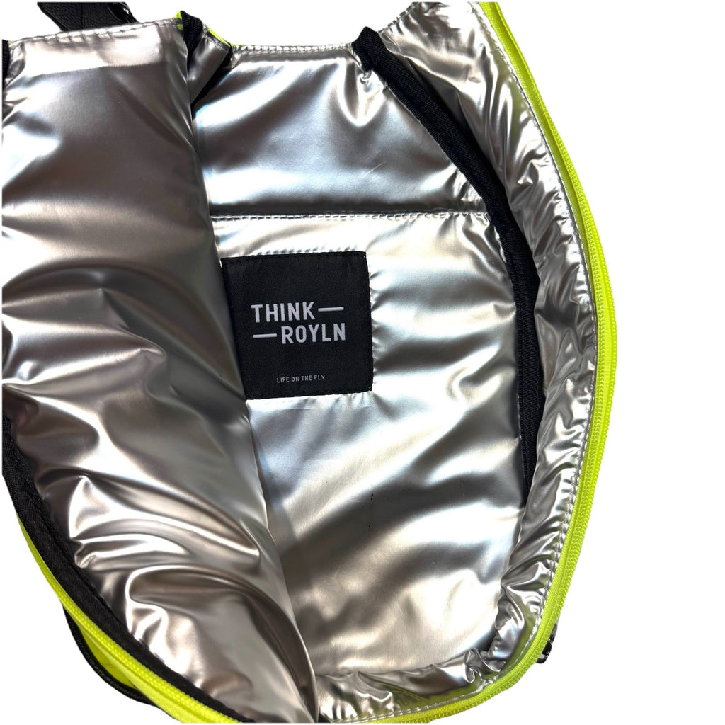 THINK ROYLN Pickleball Racket Paddle Cover Shoulder Bag Neon Yellow (MSRP $128)