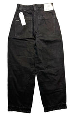 RtA Mens Wide Leg Cargo High Rise Denim Jeans Black Stone (MSRP $495)