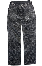 HELMUT LANG Mens Bubble Wrap Worker 5 Pocket Pants Black (MSRP $895)