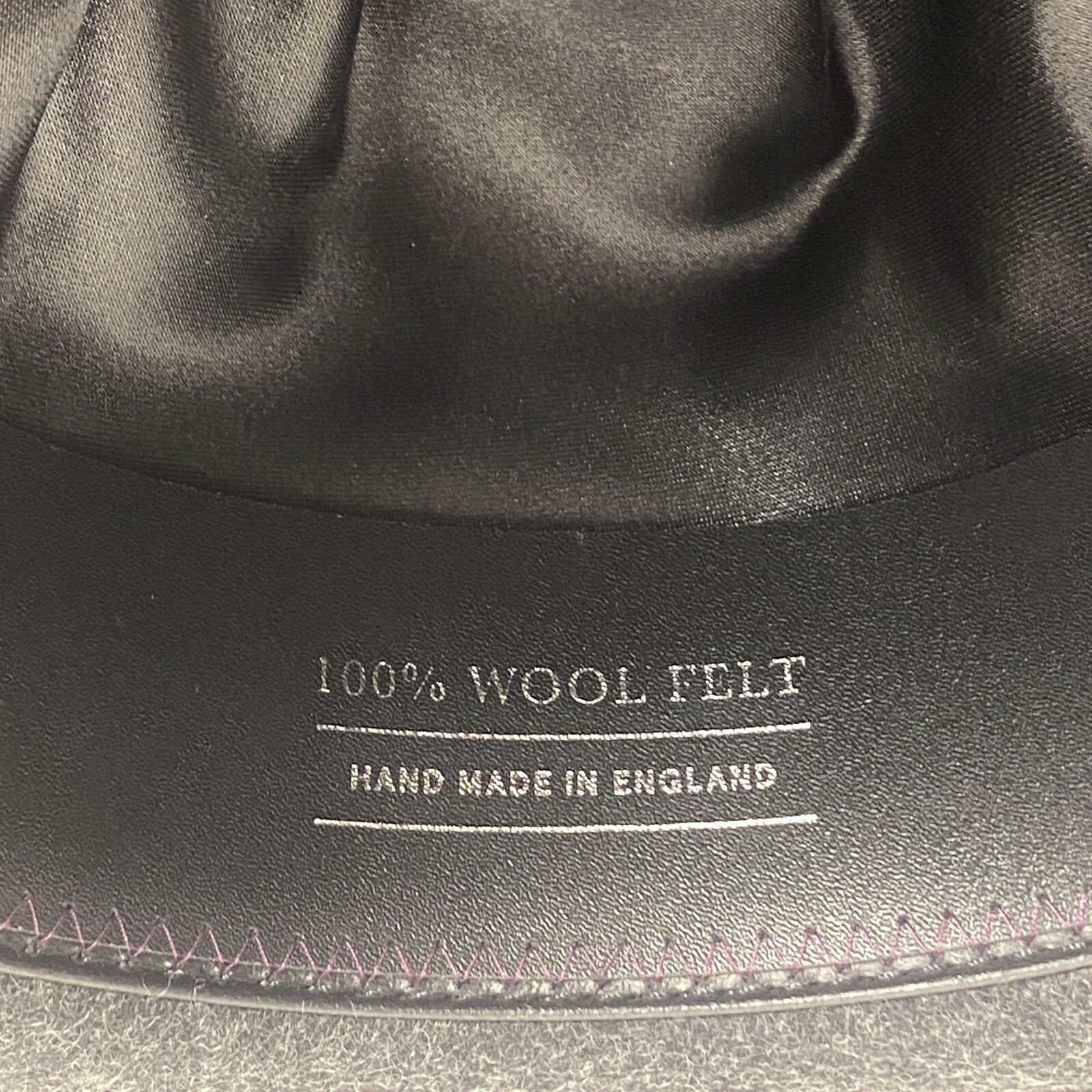 PAUL SMITH Mens Trilby Handmade in UK Wool Felt Feather Hat Grey S (MSRP $165)