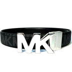 MICHAEL KORS Mens 31mm Reversible MK Logo Buckle Belt Black (MSRP $98)