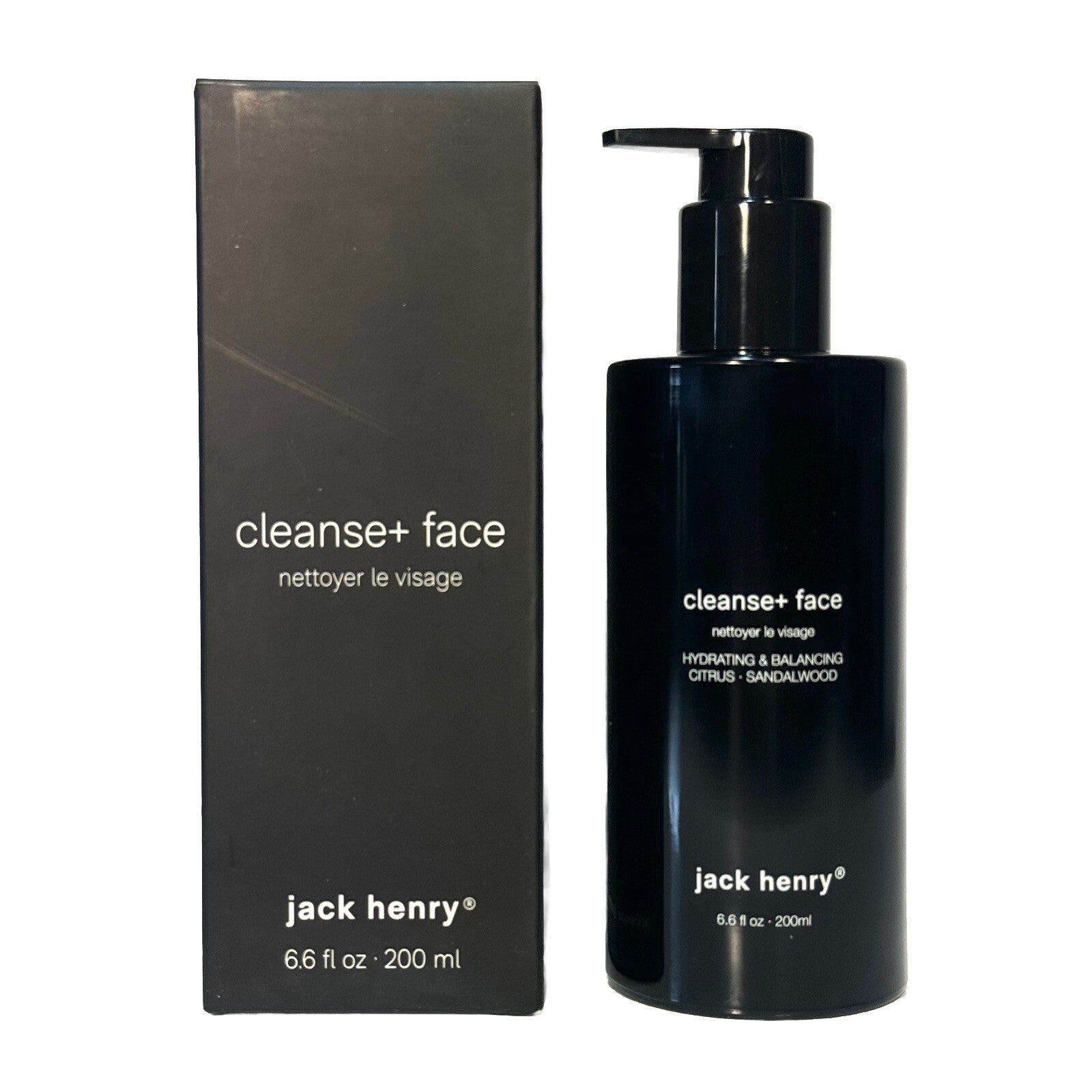 JACK HENRY Cleanse+ Face Wash Gel Soap Oil Cleanser 6.6 fl oz (MSRP $34)