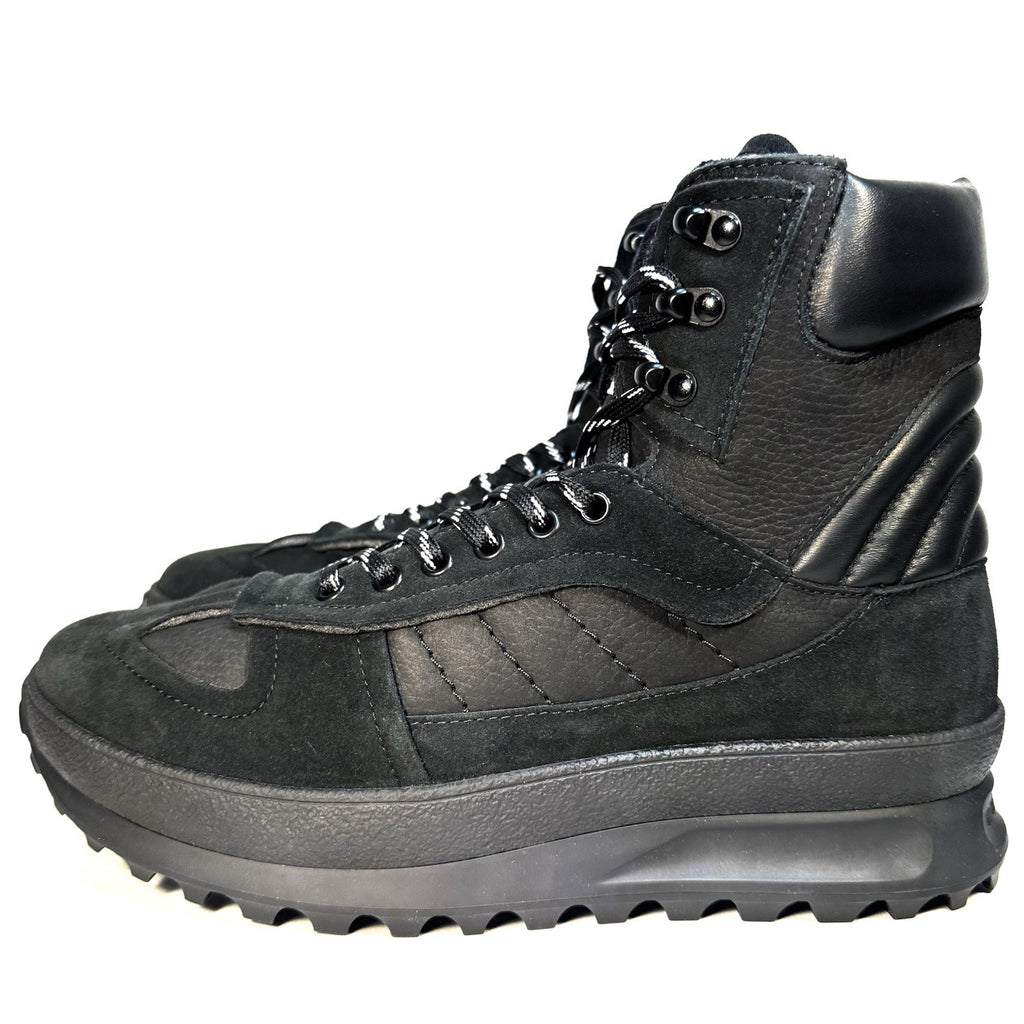 MAISON MARGIELA Mens Climber Hiker Suede Sneaker Boots Black (MSRP $990)