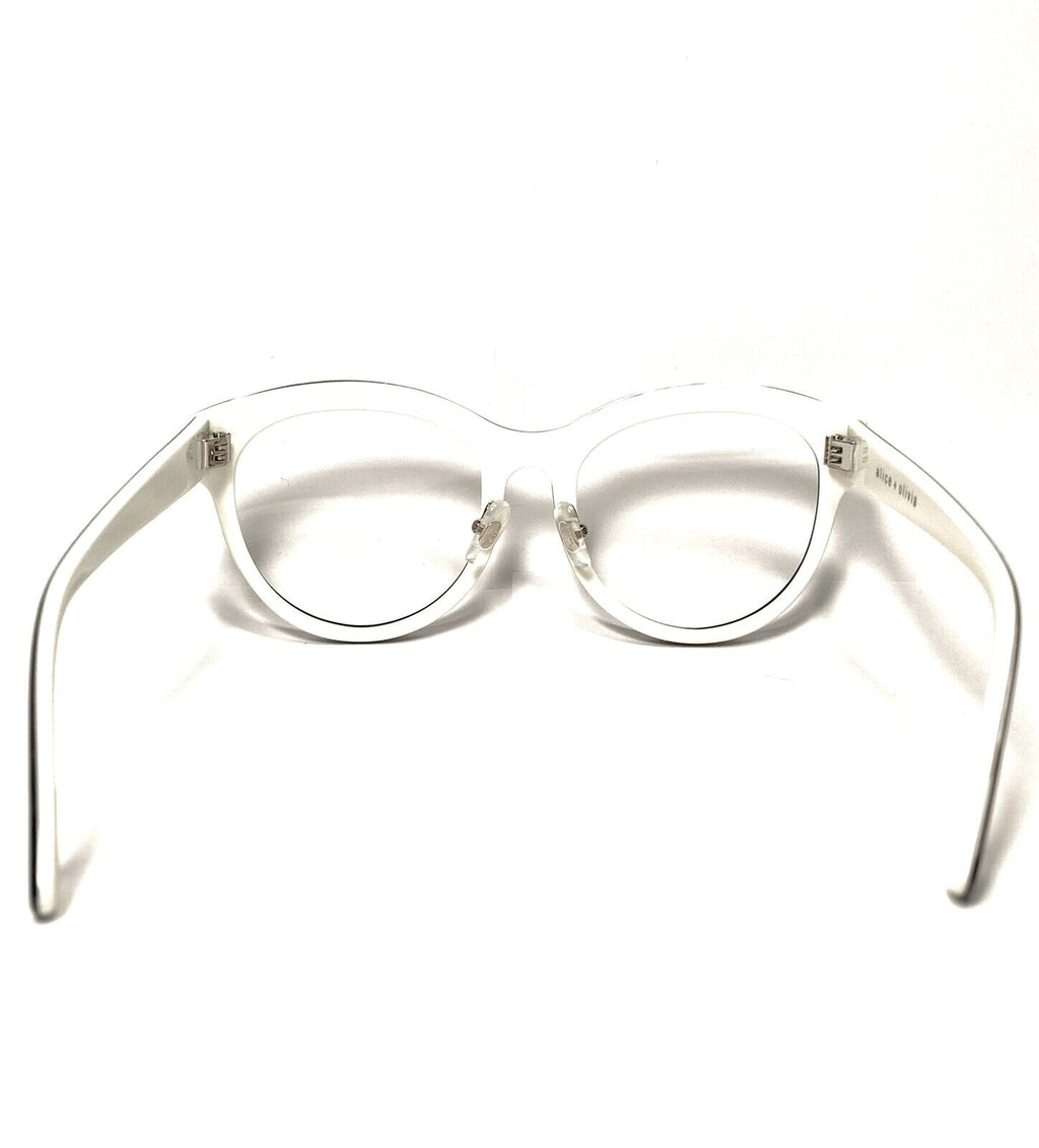 ALICE + OLIVIA Womens Le Denis Eyeglasses Frames Black (MSRP $275)