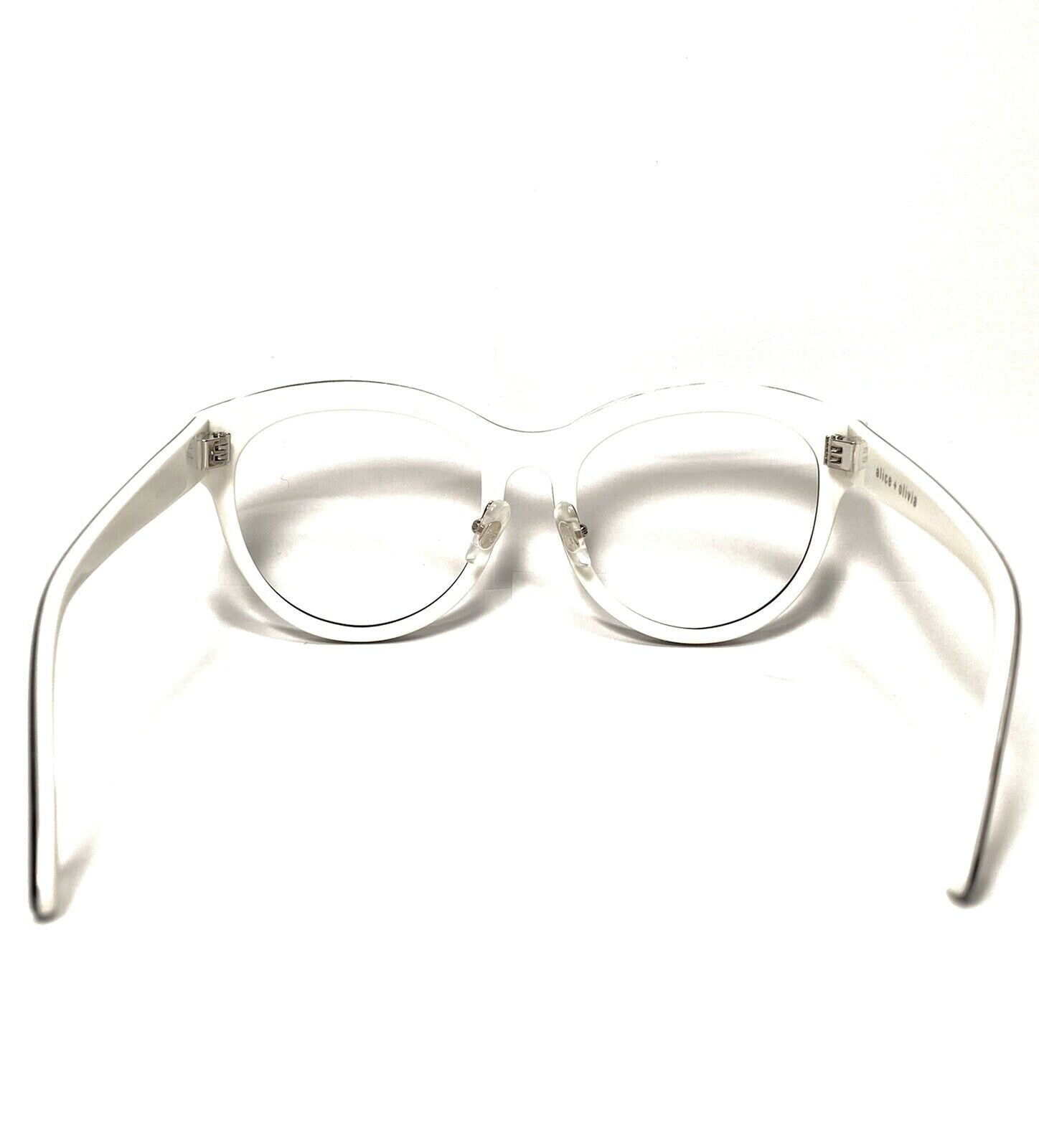 ALICE + OLIVIA Womens Le Denis Eyeglasses Frames Black (MSRP $275)