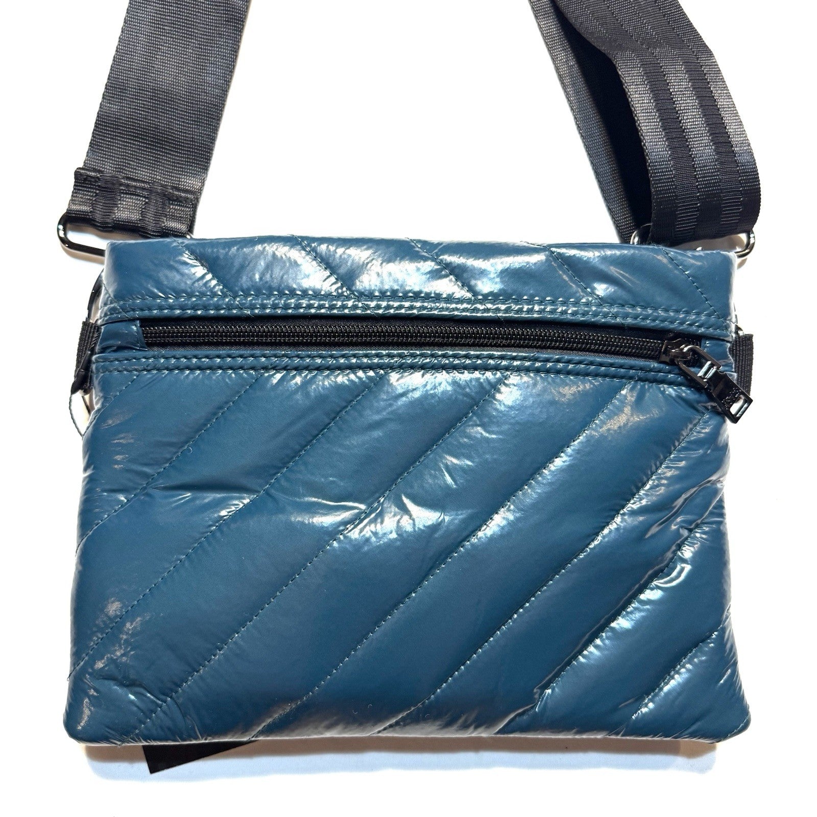 THINK ROYLN Diagonal Bum Bag 2.0 Shoulder Crossbody Glossy Teal Blue (MSRP $108)