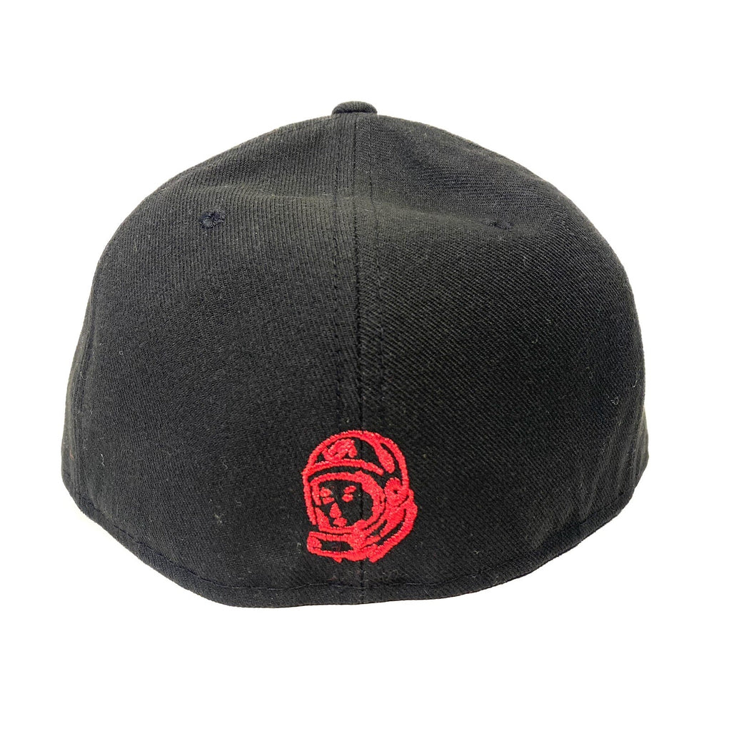 BILLIONAIRE BOYS CLUB New Era B Logo Embroidered Fitted Hat Black Red