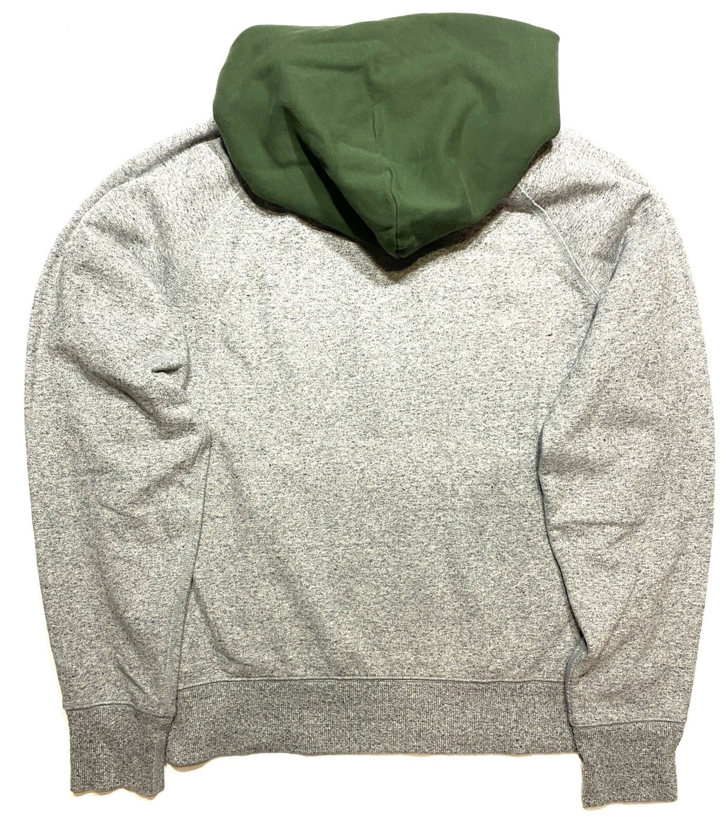 LL BEAN x TODD SNYDER Mens Fish River Organic Terrycloth Hoodie Gray (MSRP $159)