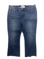 MADEWELL Womens Cali Demi Boot Cut Medium Wash Jeans Blue (MSRP $135)
