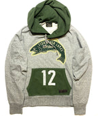 LL BEAN x TODD SNYDER Mens Fish River Organic Terrycloth Hoodie Gray (MSRP $159)