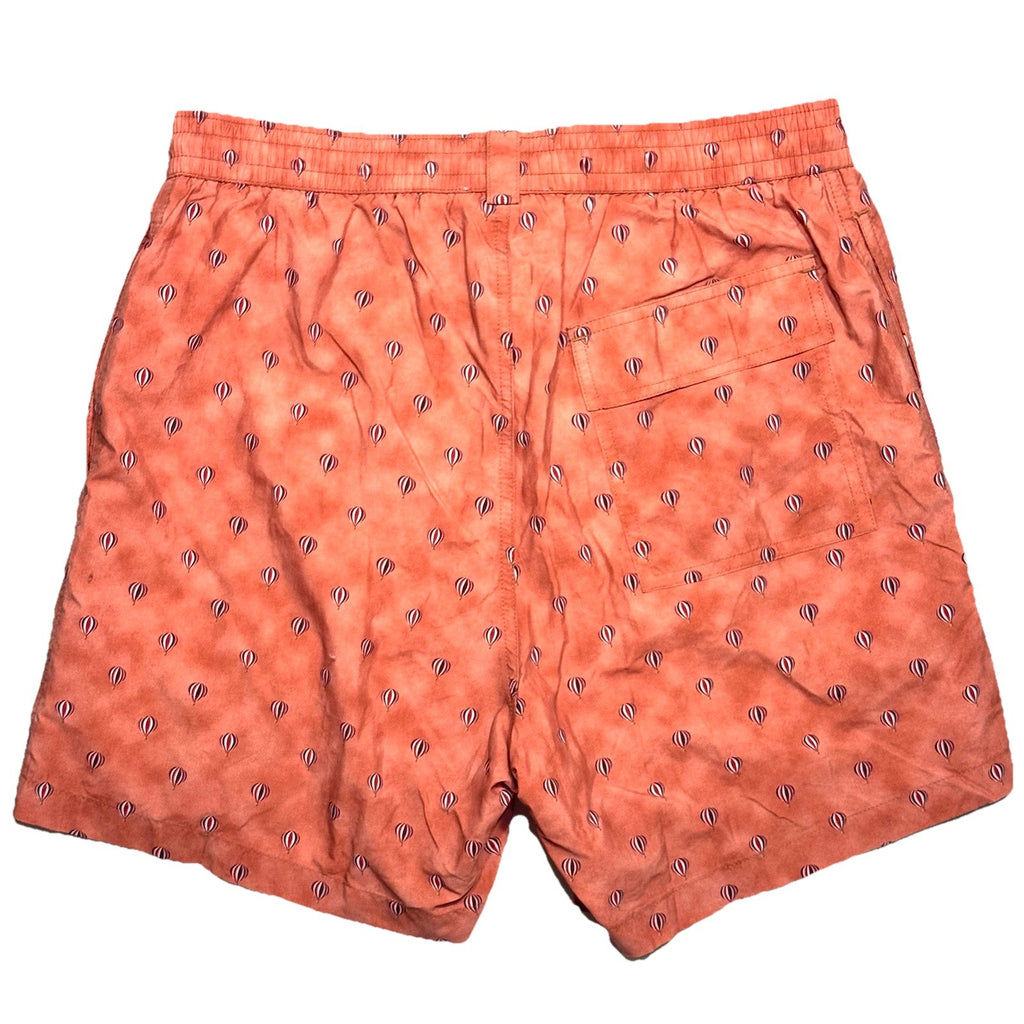 LORO PIANA Mens Bay Balloons Print Swim Trunks Shorts Pepper Red (MSRP $580)