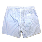 SATURDAYS NYC Mens Danny Garment Dyed Board Shorts Swim Trunks Moonstone Blue S