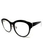 ALICE + OLIVIA Womens Le Denis Eyeglasses Frames Black (MSRP $275)