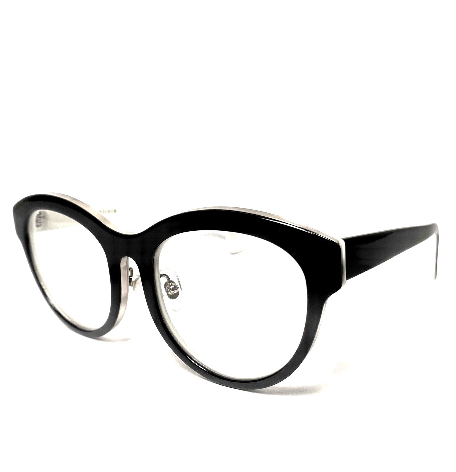 ALICE + OLIVIA Womens Le Denis Eyeglasses Frames Black (MSRP $275)
