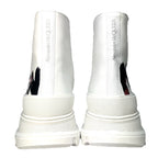 ALEXANDER MCQUEEN Mens Tread Slick Logo Hightop Sneaker Boots White (MSRP $990)
