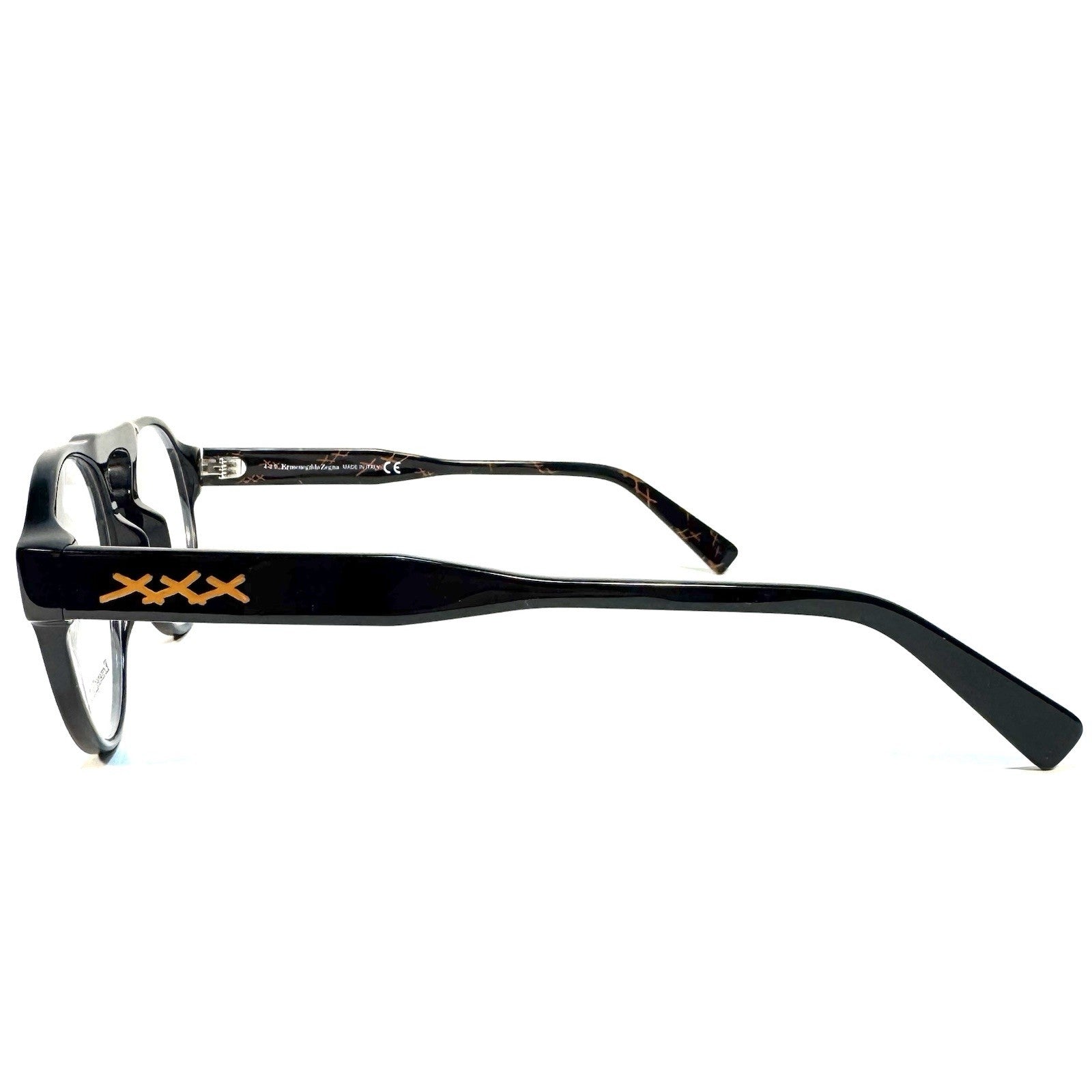 ERMENEGILDO ZEGNA Mens EZ5188 001 XXX12 Eyeglasses Frames Black (MSRP $275)