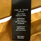 RAG & BONE Womens Charles Linen Long Blazer Jacket Putty Tan (MSRP $550)