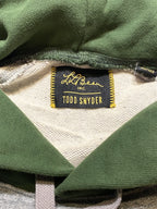 LL BEAN x TODD SNYDER Mens Fish River Organic Terrycloth Hoodie Gray (MSRP $159)
