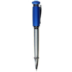 DUNHILL Sentryman BP Sport Stainless Steel Ballpoint Pen Satin Blue (MSRP $850)