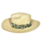 VERONICA BEARD x FREYA Womens Packable Natural Straw Paisley Hat (MSRP $255)