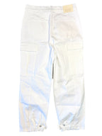 ALEXANDER MCQUEEN Womens Wide Leg Cargo Denim Jeans White 28 (MSRP $1,490)