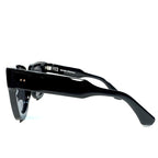 CHIMI Womens Core 08 Square Sunglasses Black (MSRP $180)