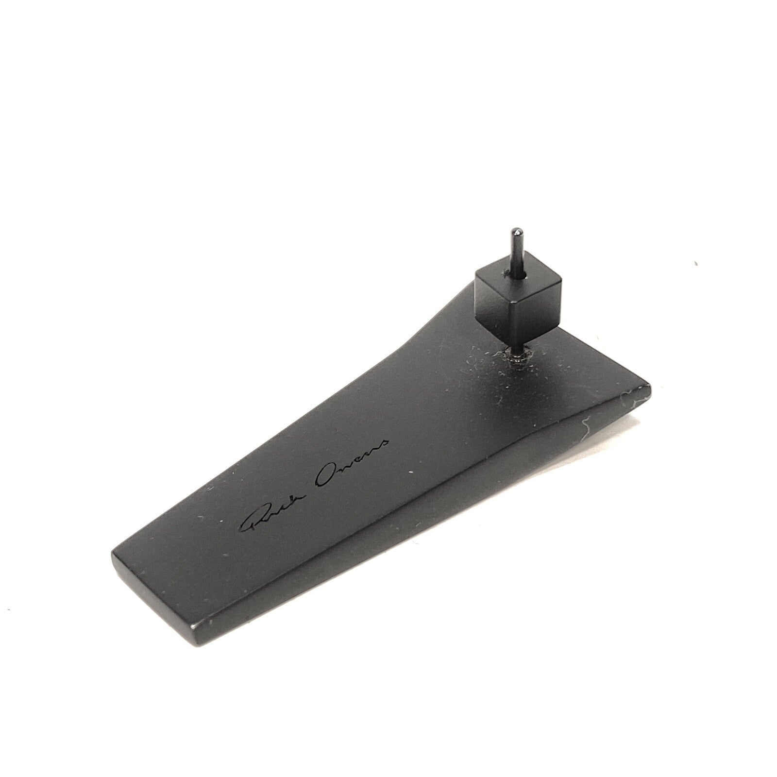 RICK OWENS Unisex Trunk Singular Earring Matte Black (MSRP $360)
