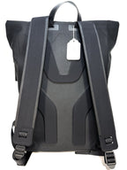 MAISON MARGIELA Mackintosh Solar Panel Roll Top Backpack Black (MSRP $1,760)