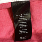 RAG & BONE Womens Charles Linen Long Blazer Jacket Magenta Pink (MSRP $550)