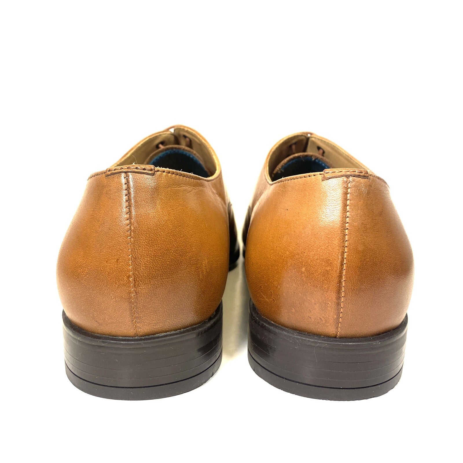 PS PAUL SMITH Mens Guy Lace Up Leather Oxford Dress Shoes Tan (MSRP $295)