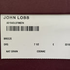 JOHN LOBB Mens Breeze Calf Leather Slip On Sneakers Cognac Brown 7.5 (MSRP $910)