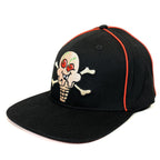 ICE CREAM Billionaire Boys Club Cones Bones Logo 6 Panel Flat Cap Hat Black