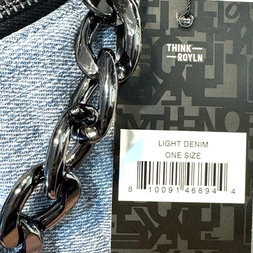 THINK ROYLN Sister Sling Crossbody Bag Denim Light Blue (MSRP $178)