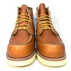 RED WING Womens Classic Moc Lace Up Boots Oro Legacy Brown 8.5 (MSRP $320)