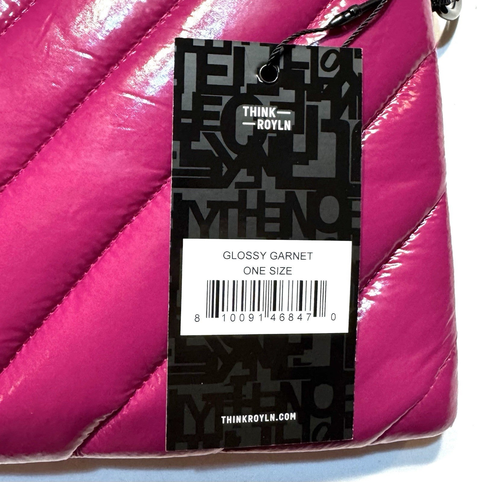 THINK ROYLN Diagonal Bum Bag 2.0 Shoulder Crossbody Glossy Garnet (MSRP $108)