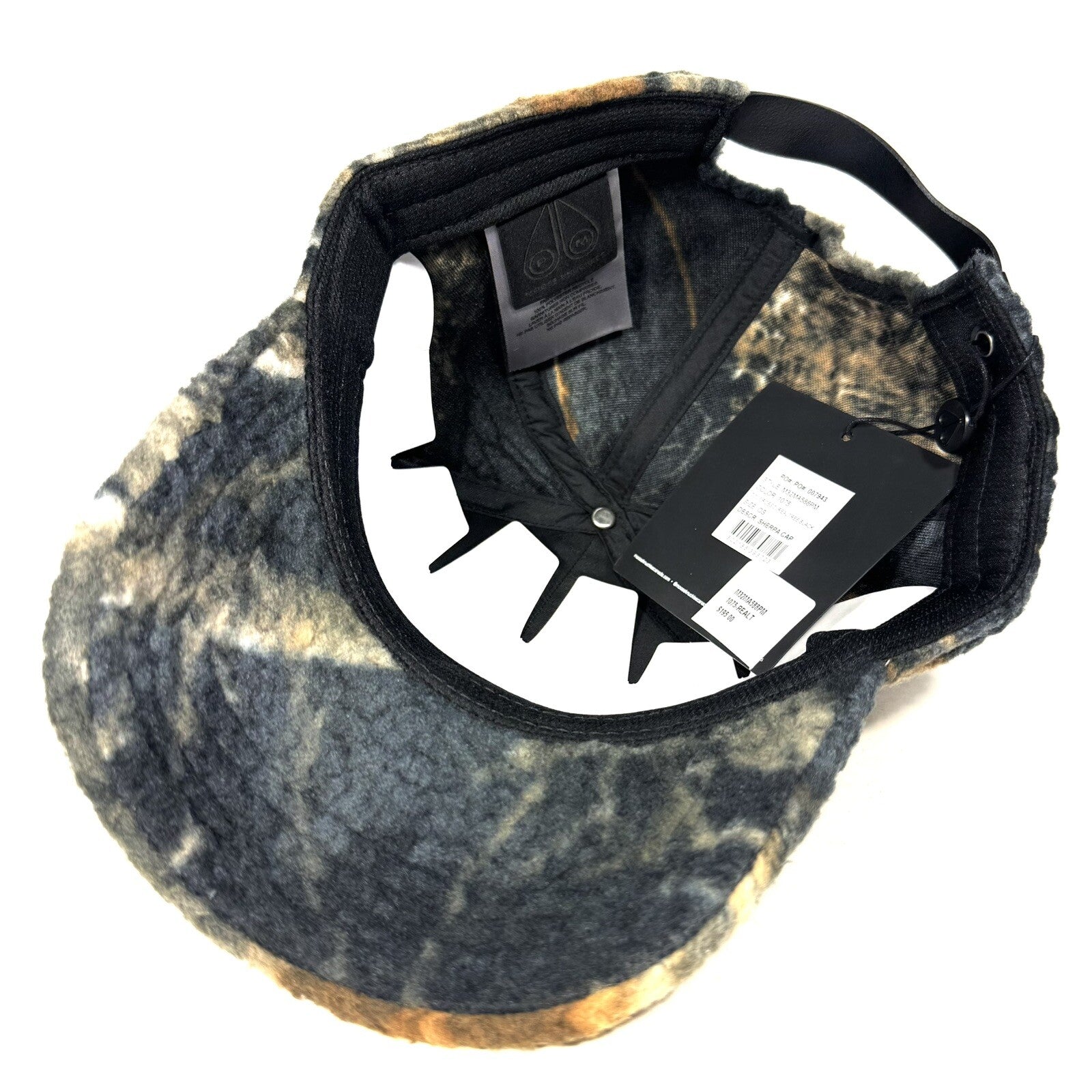 MOOSE KNUCKLES x Post Malone Sherpa Cap Hat Realtree Camo Black (MSRP $195)