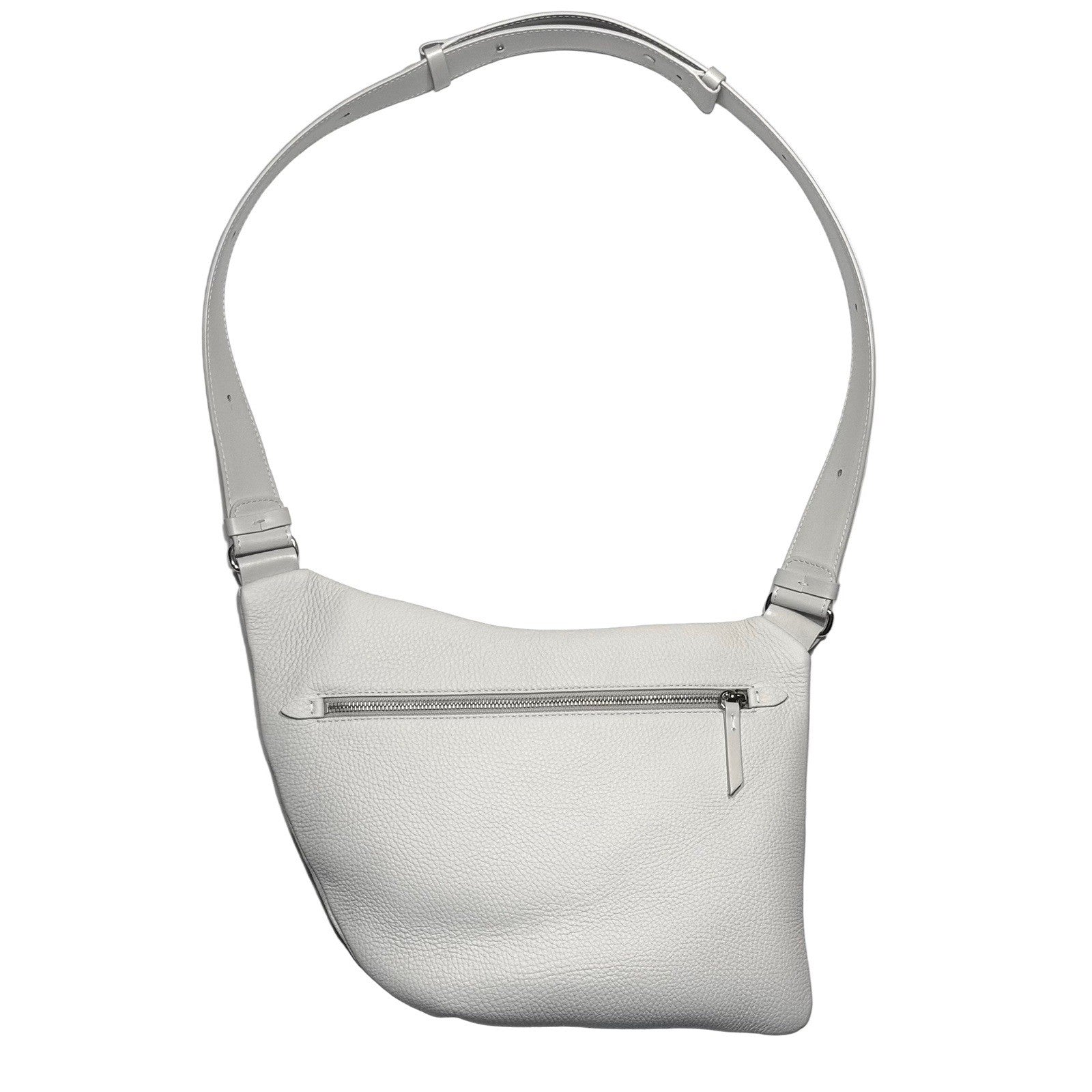 MAISON MARGIELA Womens 5AC Soft Leather Shoulder Bag Off White (MSRP $1,665)