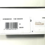 MAISON MARGIELA Mens Tabi On Deck Canvas Mary Jane Sneakers White 43 (MSRP $650)