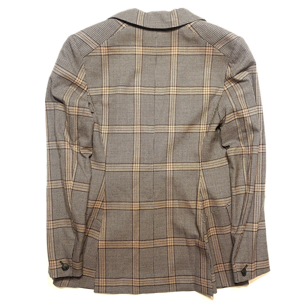RAG & BONE Womens Bianca Plaid Check Blazer Jacket Brown 2 (MSRP $650)